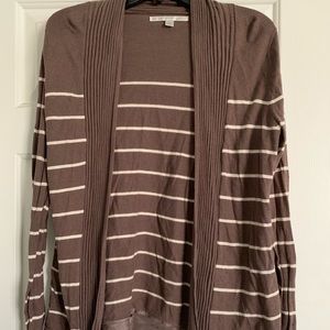 Lauren Conrad brown and cream cardigan!